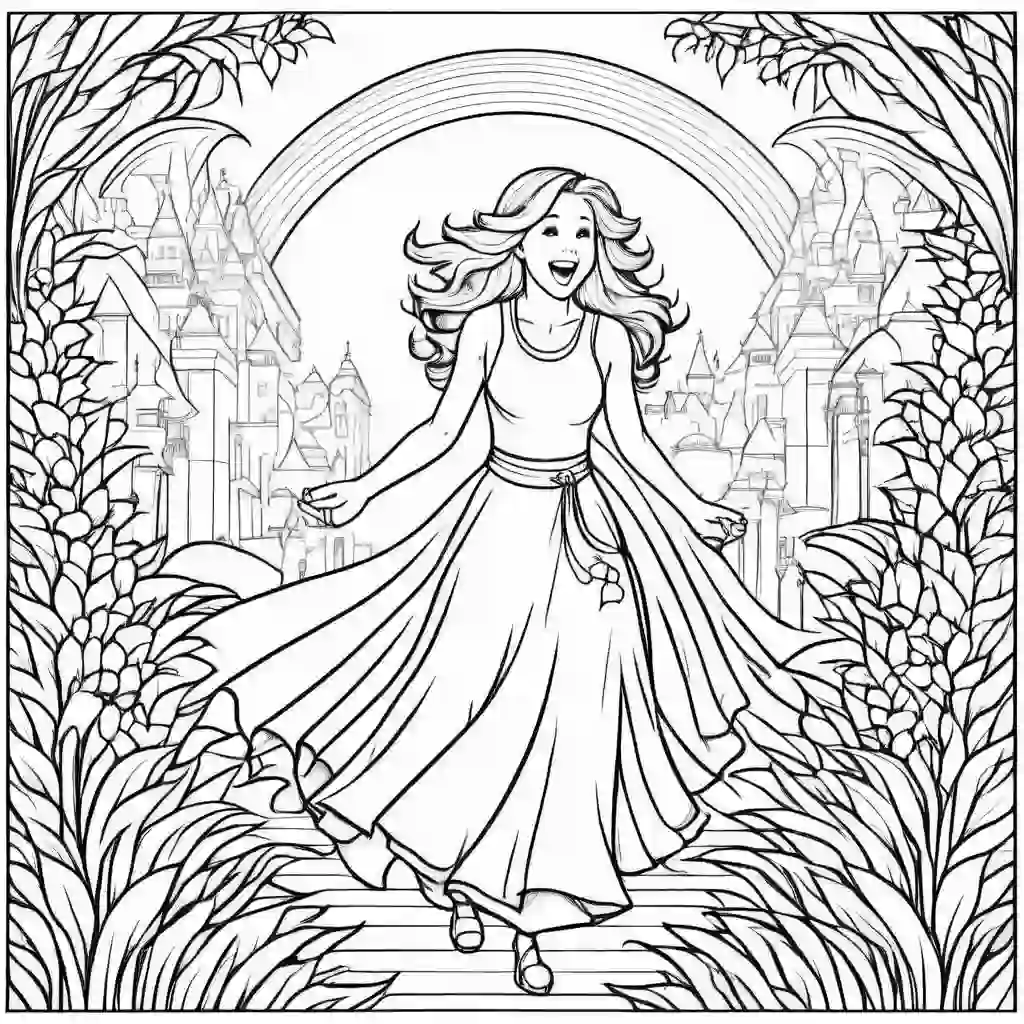 Excitement coloring pages